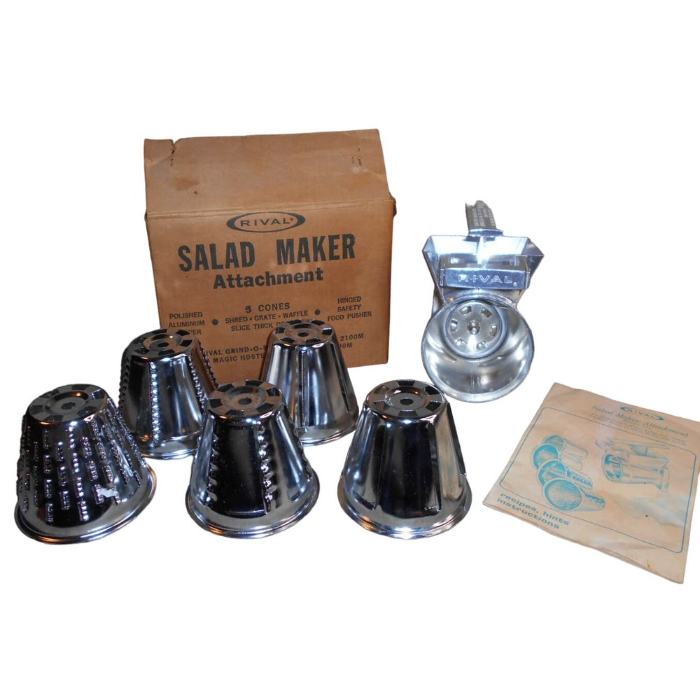 Rival Salad Maker Attachment 401-029 for Grind-O-Matic Electric Grinder Vintage